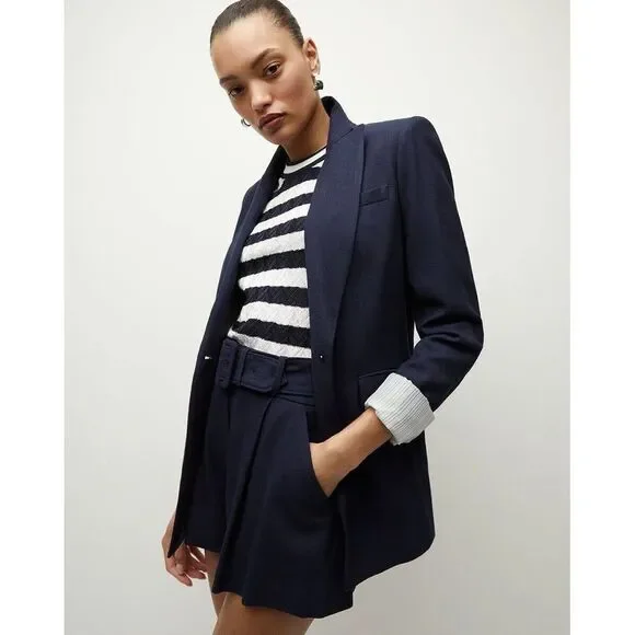 Veronica Beard | Obie Dickey Jacket | In Marine | Size 2 NWT - Picture 2 of 12